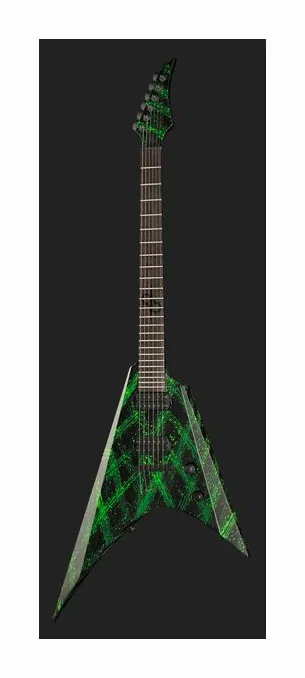 Solar Guitars VAR2.6CLN Canibalismo, vista trasera del cuerpo