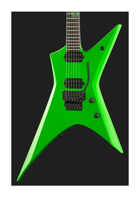 Solar Guitars X2.6FRGN+, cuerpo y acabado en primer plano