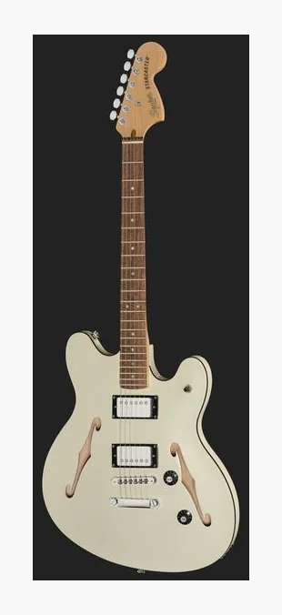 Squier Affinity Starcaster DLX OWT, pala con clavijeros y logotipo