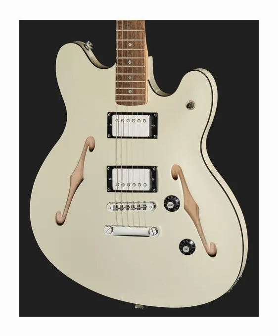 Squier Affinity Starcaster DLX OWT, pala con clavijeros y logotipo