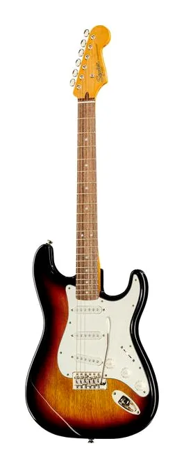 Squier CV 60s Jazzmaster LRL CAR fotografiado de frente