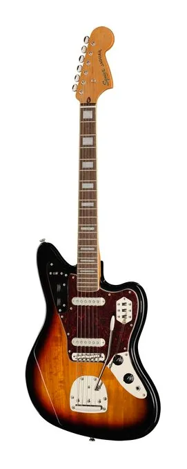 Squier CV 70s Strat HSS MN OXB en primer plano frontal