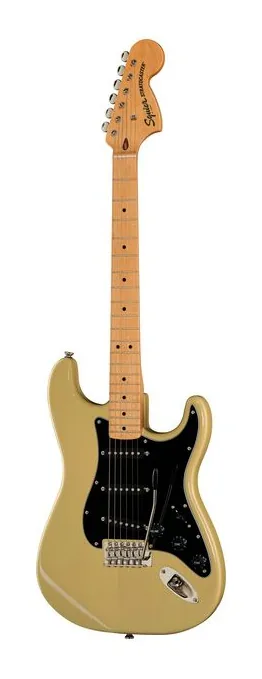 Squier Exclusive CV 70s Strat VBL visto de frente