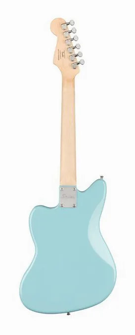 Squier Mini Jazzmaster MN SFG, cejuela y primeras posiciones del diapasón