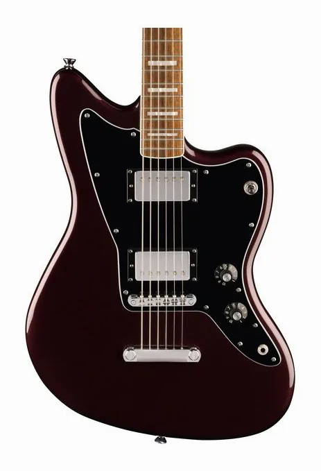Squier Paranormal Jazzm Baritone SFG, mástil y diapasón vistos de lado