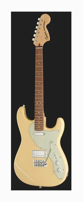 Squier Paranormal Strat Deluxe VWT, cuerpo y acabado en primer plano