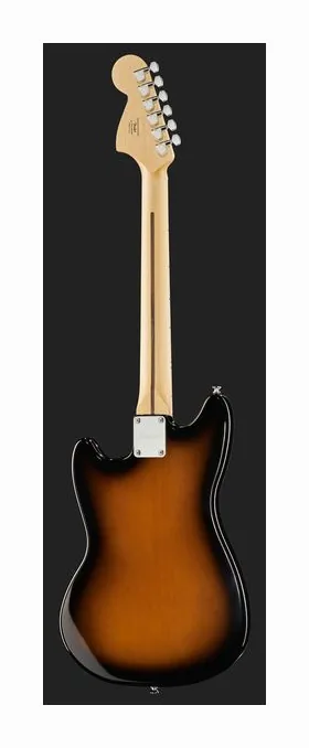Squier Sonic Mustang MN 2TSB, curvas del cuerpo vistas desde arriba