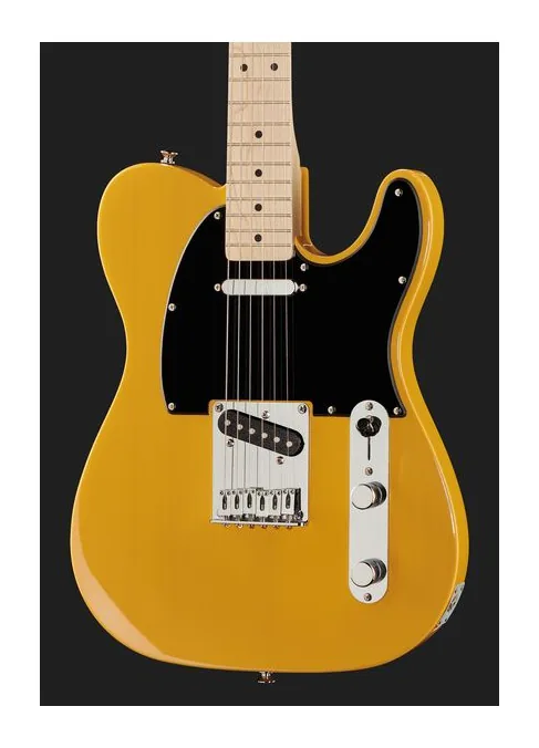 Squier Sonic Tele LRL CY, puente y clavijeros de afinación