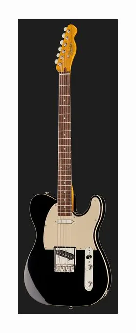 Squier Tele Custom Baritone BK, cuerpo y acabado en primer plano