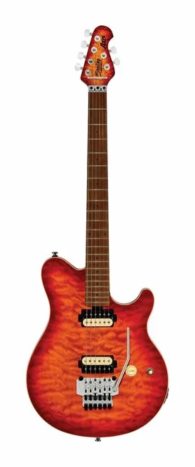 Sterling by Music Man Axis AX50 QM HP fotografiado de frente