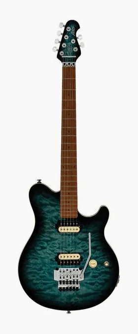 Sterling by Music Man Axis AX50QM YUB fotografiado de frente