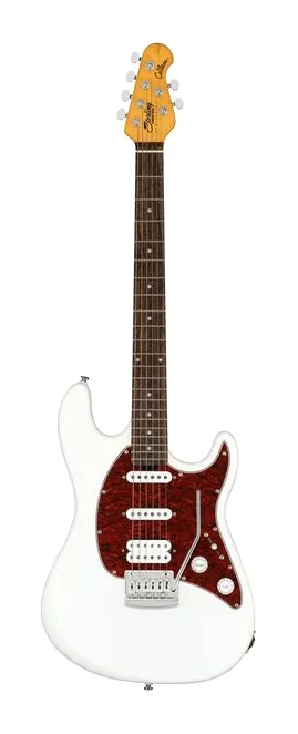Sterling by Music Man CT30CHSS Olympic White fotografiado de frente