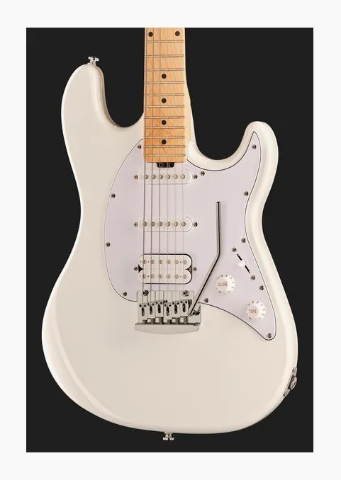 Sterling by Music Man Cutlass CT20HSS Canvas White, puente y clavijeros de afinación