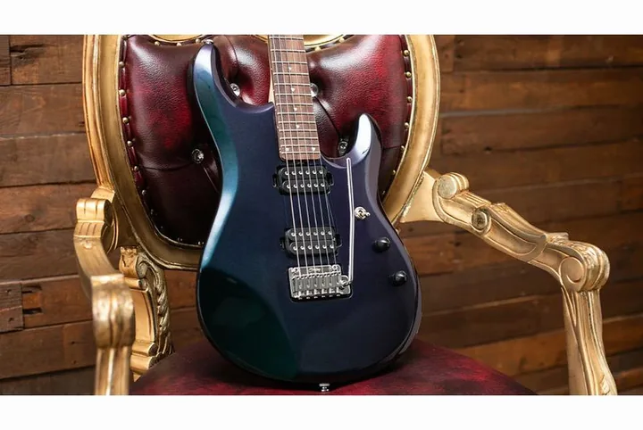 Sterling by Music Man John Petrucci JP60 MDR, cejuela y primeras posiciones del diapasón