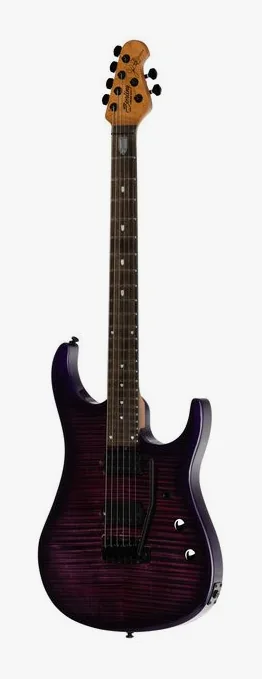 Sterling by Music Man JP150DFM Purple Nebula, selector de pastillas y jack de salida