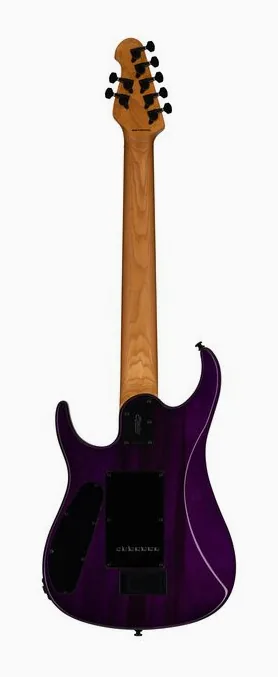 Sterling by Music Man JP157DFM Purple Nebula, perfil lateral del cuerpo