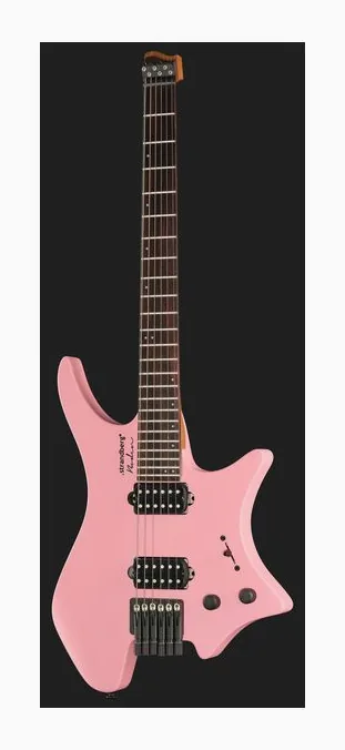 Strandberg Boden Essential 6 Sage Leaf, mástil y diapasón vistos de lado