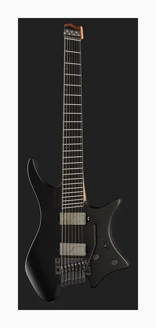 Strandberg Boden Metal NX 6 Tremolo BK, cejuela y primeras posiciones del diapasón