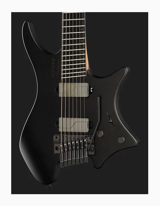 Strandberg Boden Metal NX 6 Tremolo BK, cejuela y primeras posiciones del diapasón