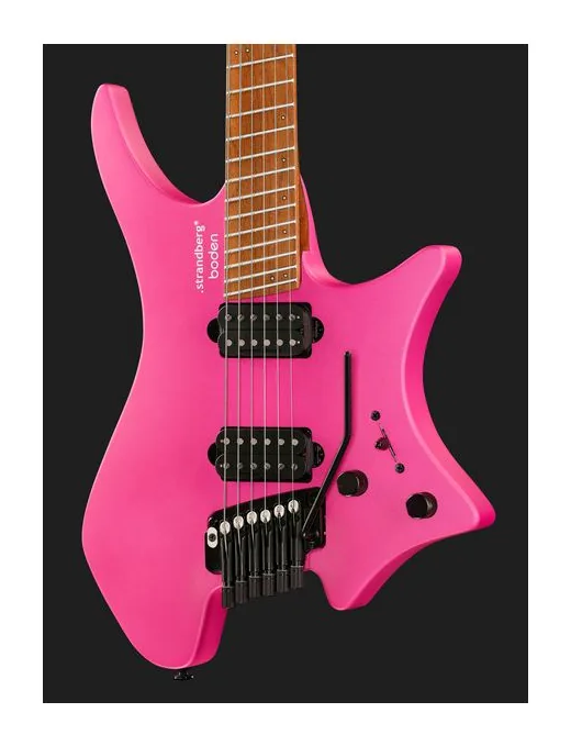 Strandberg Boden Standard N2.7 Black, pala con clavijeros y logotipo