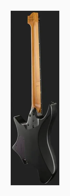 Strandberg Singularity NX 7 Pitch Black, curvas del cuerpo vistas desde arriba