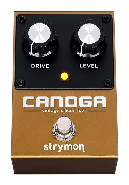 Strymon Canoga Analog Fuzz, mandos vistos desde arriba