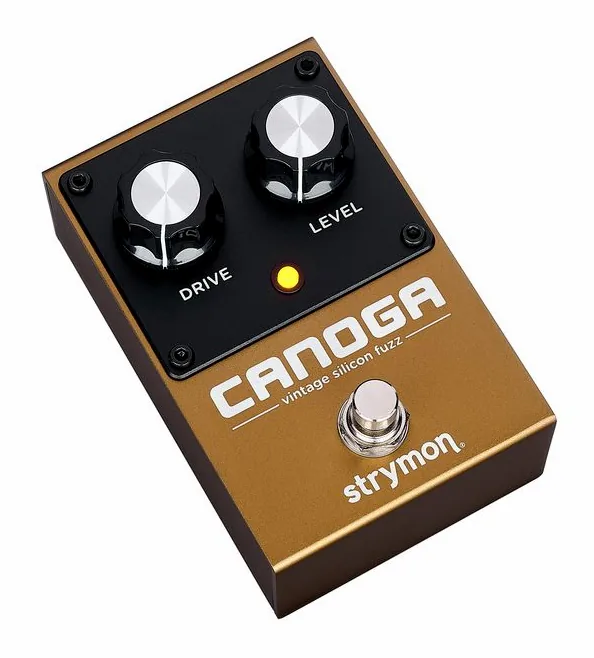 Strymon Canoga Analog Fuzz, entradas y salidas laterales