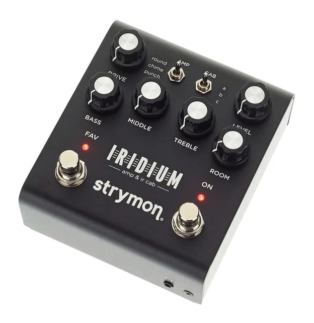 Strymon Iridium Amp & IR Cab, gráfica de la carcasa superior