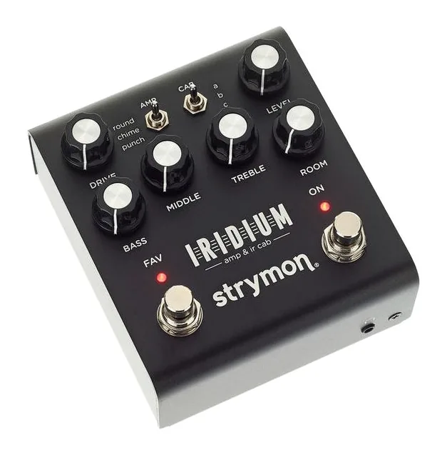 Strymon Iridium Amp & IR Cab, mandos vistos desde arriba