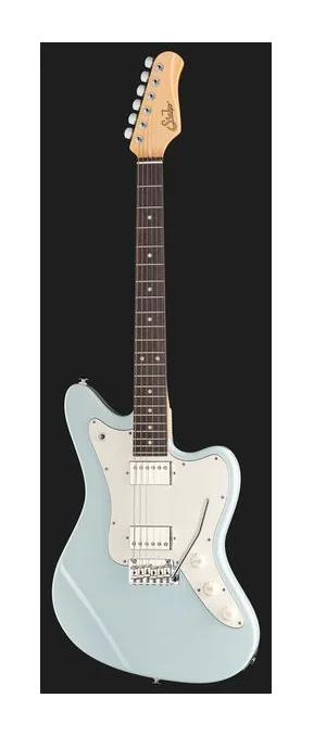 Suhr Classic JM S90 RW OW, curvas del cuerpo vistas desde arriba