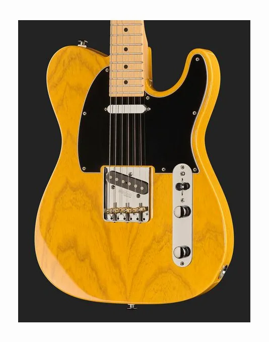 Suhr Classic T MN BS, curvas del cuerpo vistas desde arriba