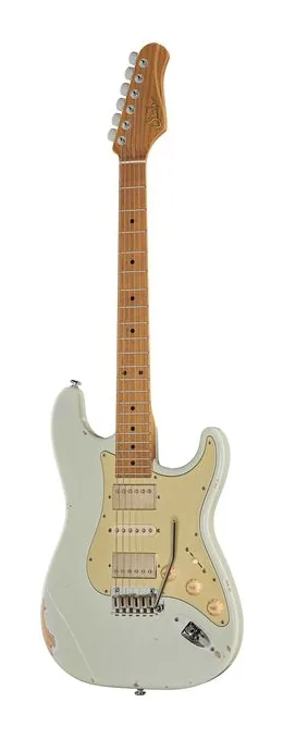 Suhr Ian Thornley Classic S SW en primer plano frontal
