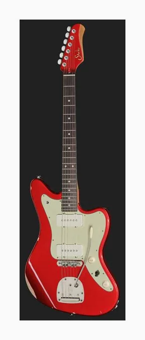 Suhr JM Antique Funk LE Ocean Turq, puente y clavijeros de afinación