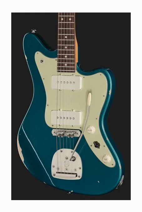 Suhr JM Antique Funk LE Ocean Turq, selector de pastillas y jack de salida
