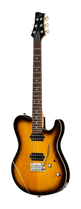 Suhr Oso 2-Tone Tobacco Burst fotografiado de frente