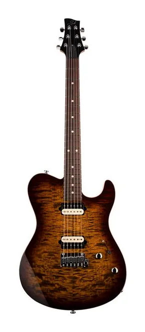 Suhr Oso Bengal Burst encuadrado de frente sobre fondo neutro