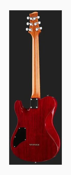 Suhr Oso Trans Amber, pala con clavijeros y logotipo