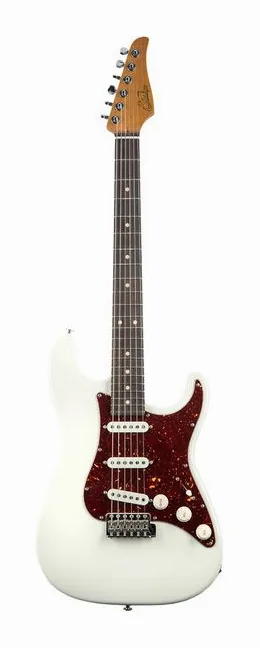 Suhr Scott Henderson OWT en primer plano frontal