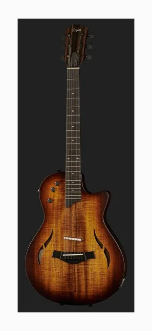 Taylor T5z Classic Koa, cuerpo y acabado en primer plano