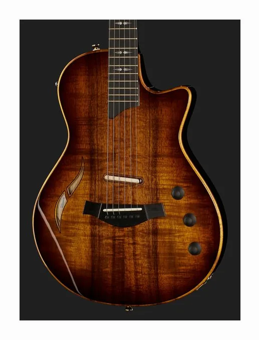Taylor T5z Custom Koa, selector de pastillas y jack de salida