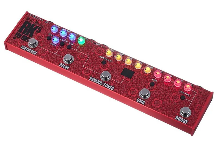 Tech 21 RK5 v3 Richie Kotzen Fly Rig, led e interruptor de pedal
