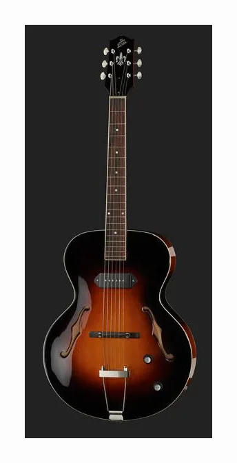 The Loar LH-309-VS, cuerpo y acabado en primer plano