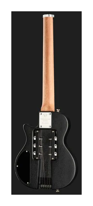 Traveler Guitar EG 1 Deluxe P90 Gold, cejuela y primeras posiciones del diapasón