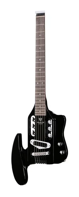 Traveler Guitar Speedster Standard Gloss Black fotografiado de frente