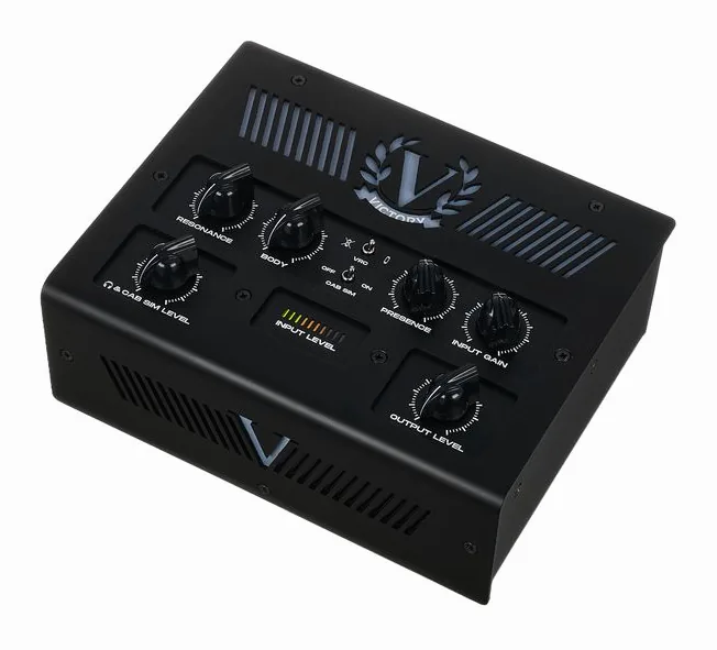 Victory Amplifiers PowerValve 200 Power Amp encuadrado de frente sobre fondo neutro