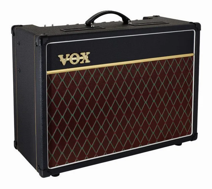 Vox AC15 C1X, panel de controles en primer plano