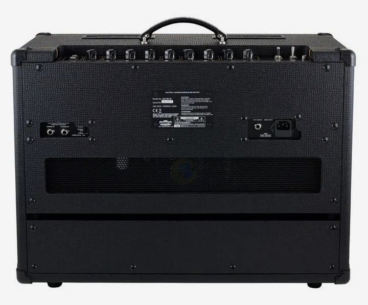 Vox AC15 C1X, logotipo y acabado del panel frontal