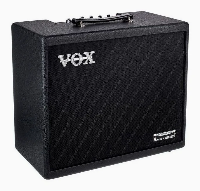 Vox Cambridge 50, logotipo y acabado del panel frontal