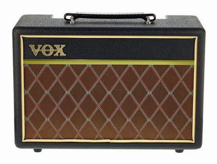 Vox Pathfinder 10, logotipo y acabado del panel frontal