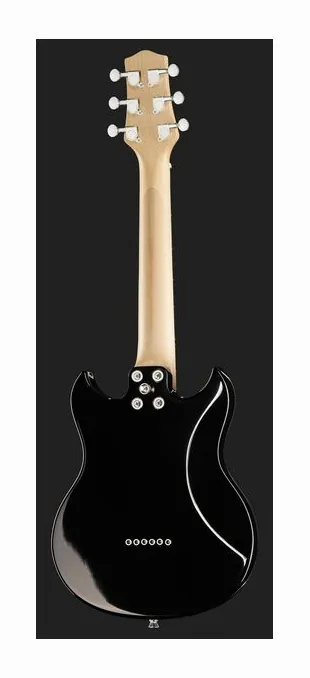 Vox SDC-1 Mini Guitar Black, pala con clavijeros y logotipo